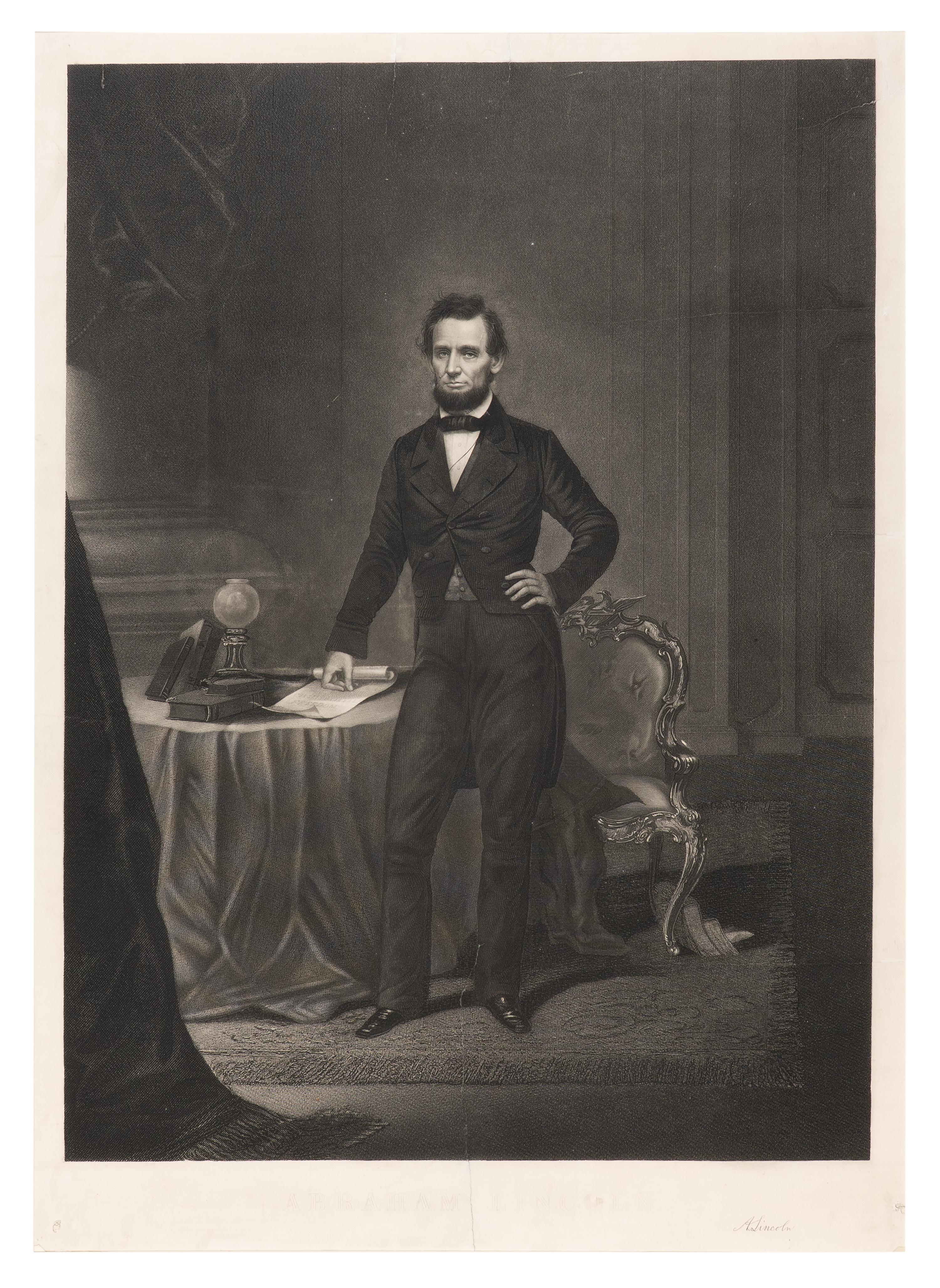 [LINCOLN, Abraham (1809-1865)]. A group of 5 prints, comprising: