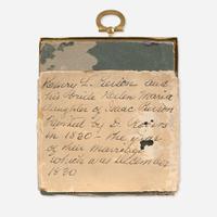 Nathaniel Rogers (1787-1844) Pair of Portrait Miniatures: Henry Lewis Pierson (1807-1893) and Helen Maria Pierson (1807-1845)