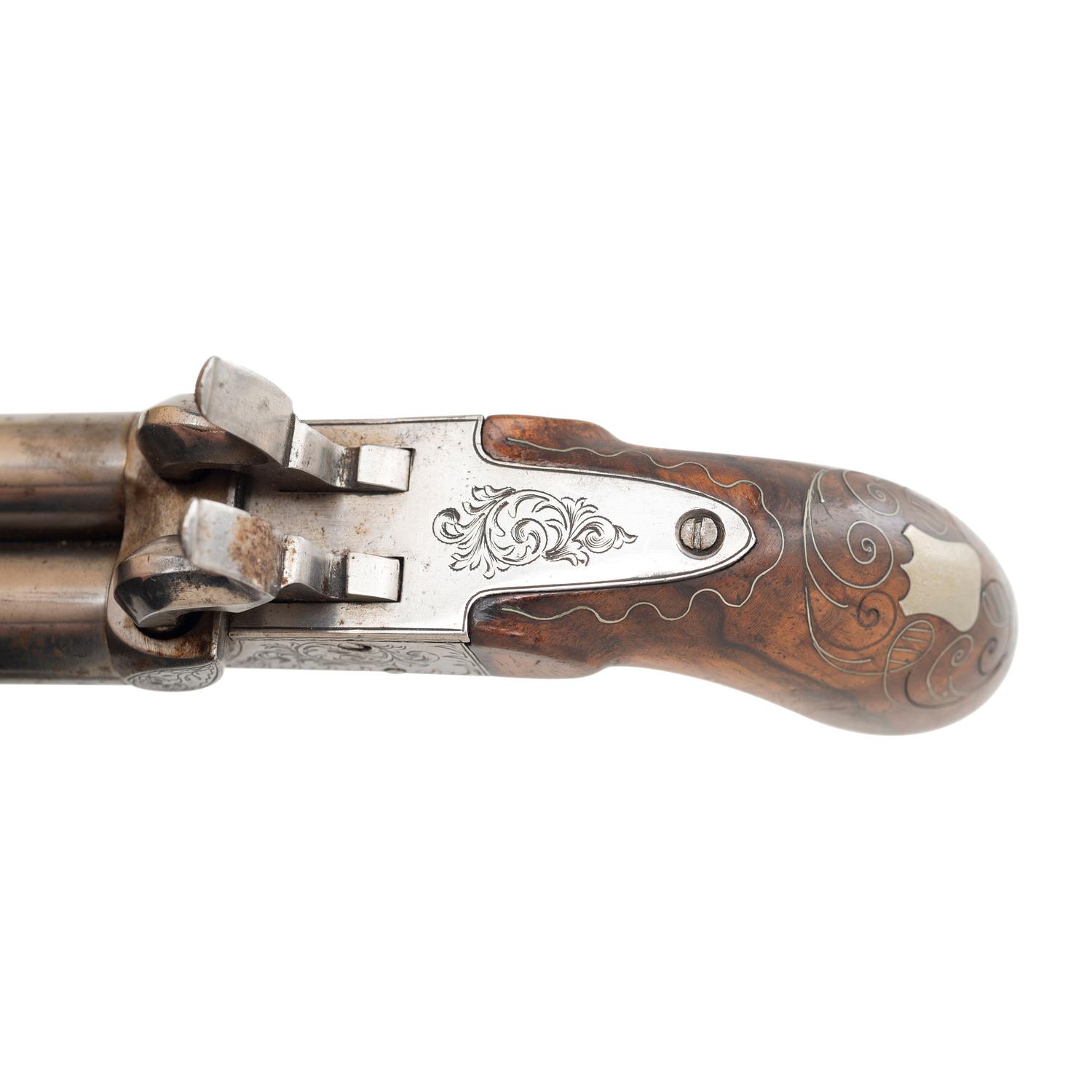 Lot of 2 Belgian Turn-Off Pistols