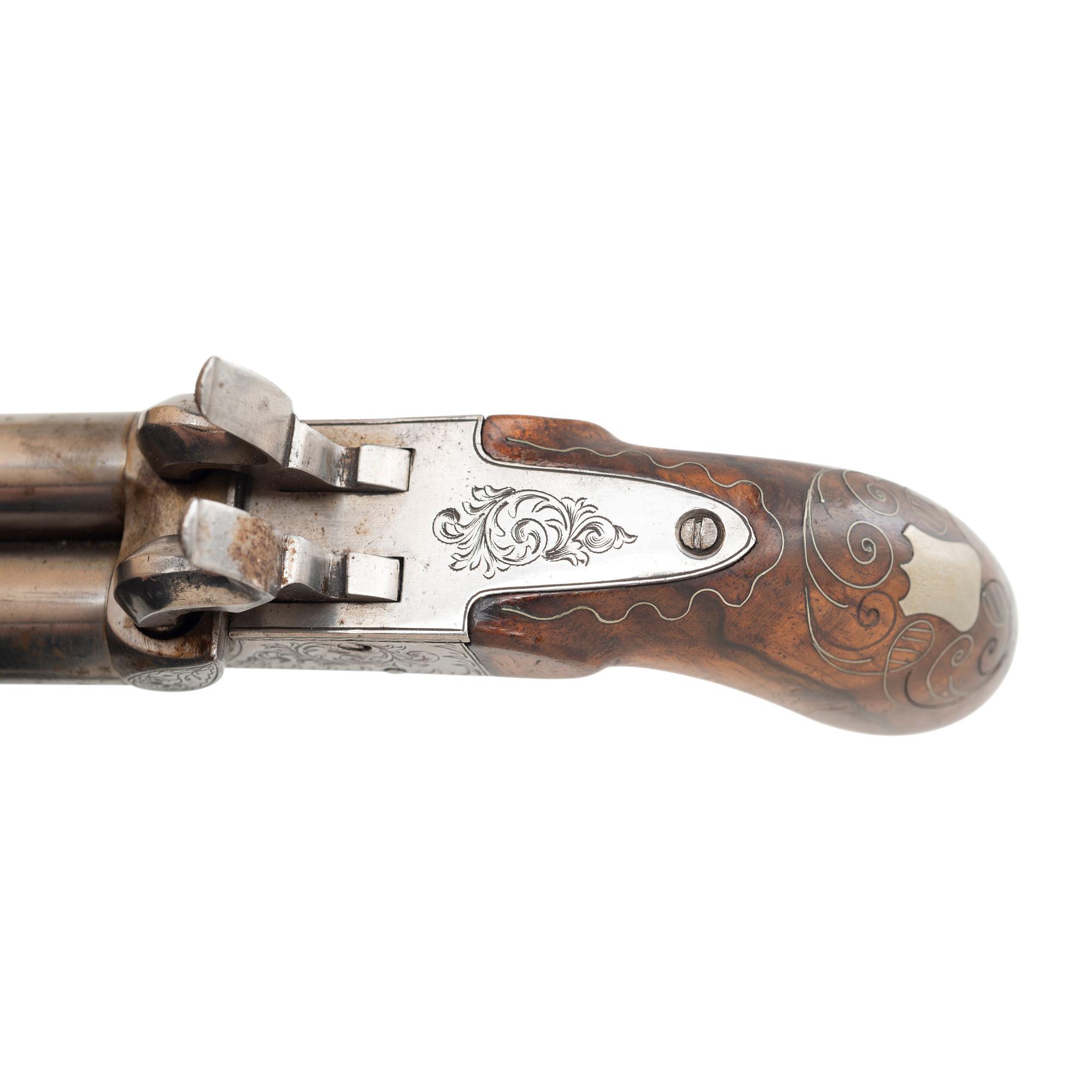Lot of 2 Belgian Turn-Off Pistols