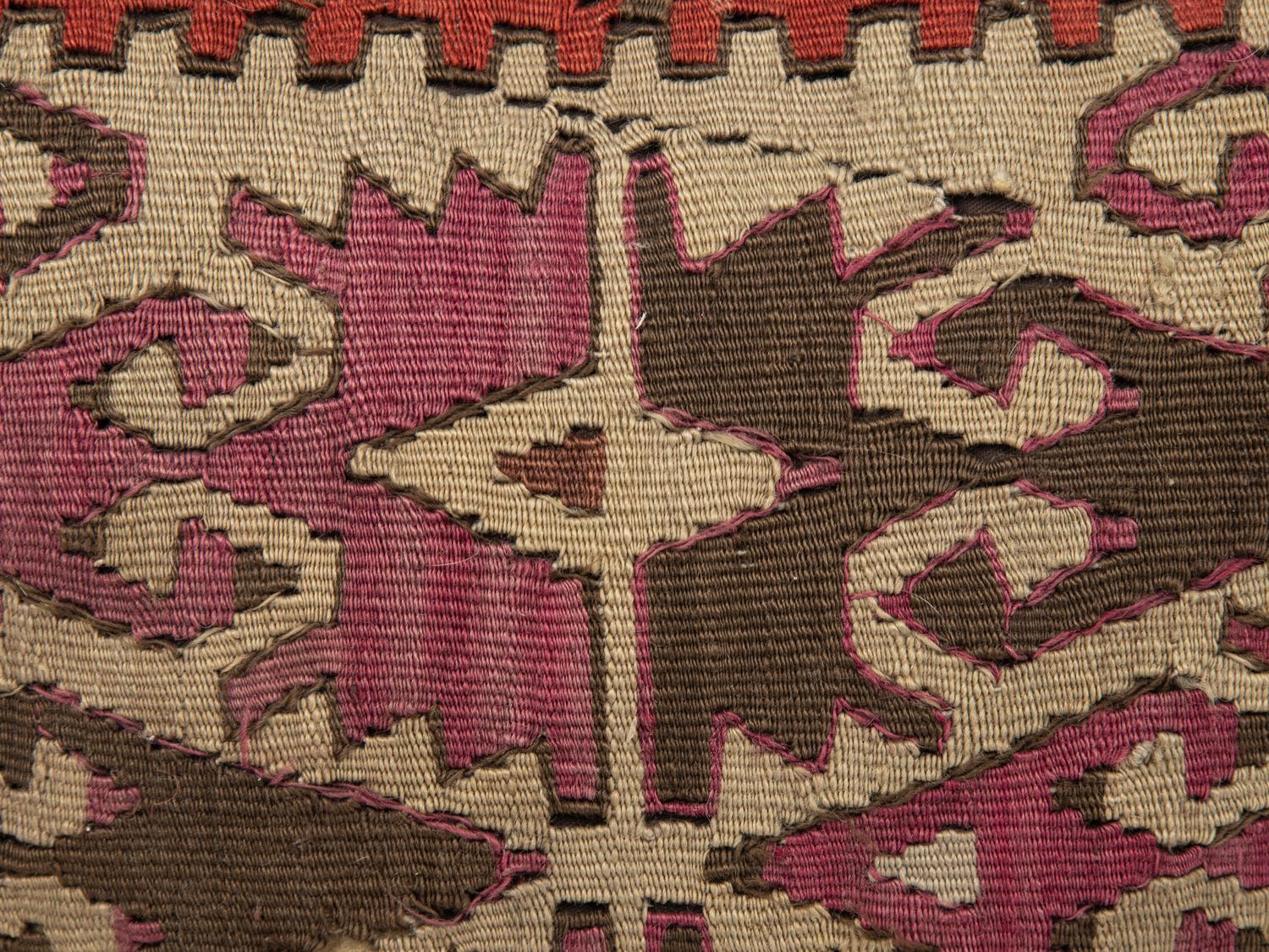 A Set of Six Kilim Upholstered Pillows