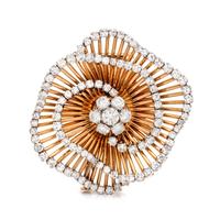 VAN CLEEF & ARPELS, DIAMOND 'CHEVEUX D'ANGE' BROOCH