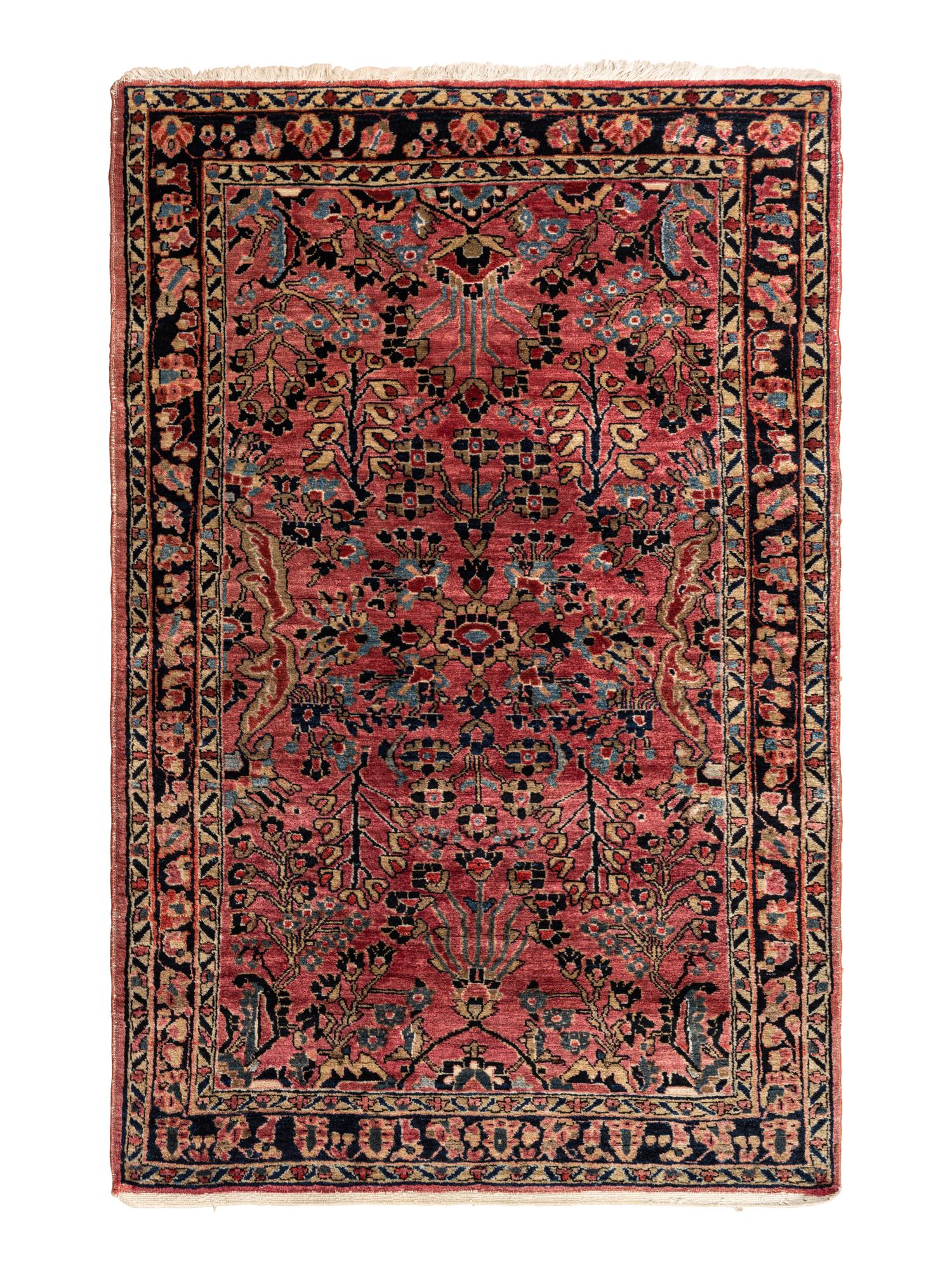 A Sarouk Wool Rug