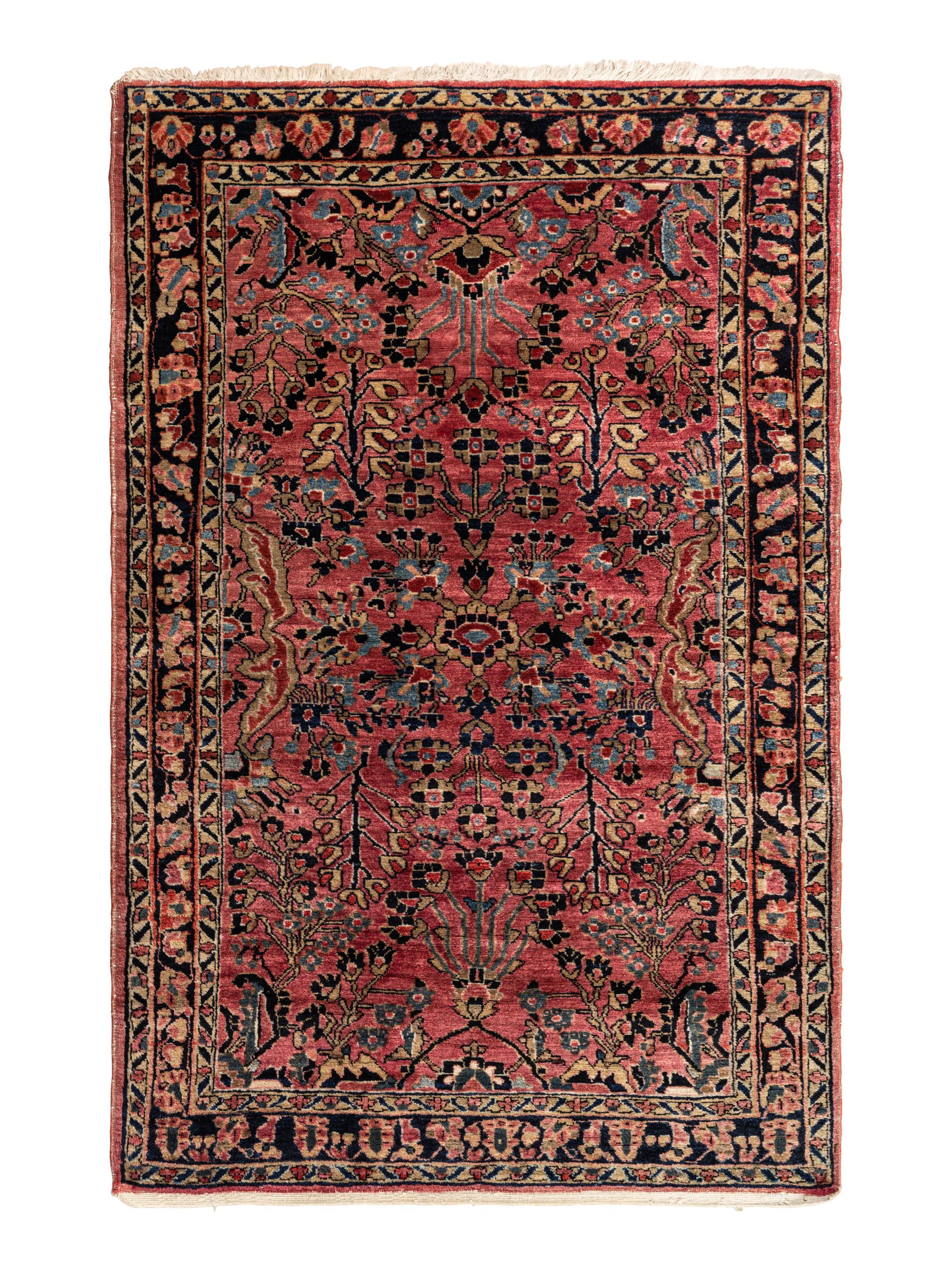 A Sarouk Wool Rug