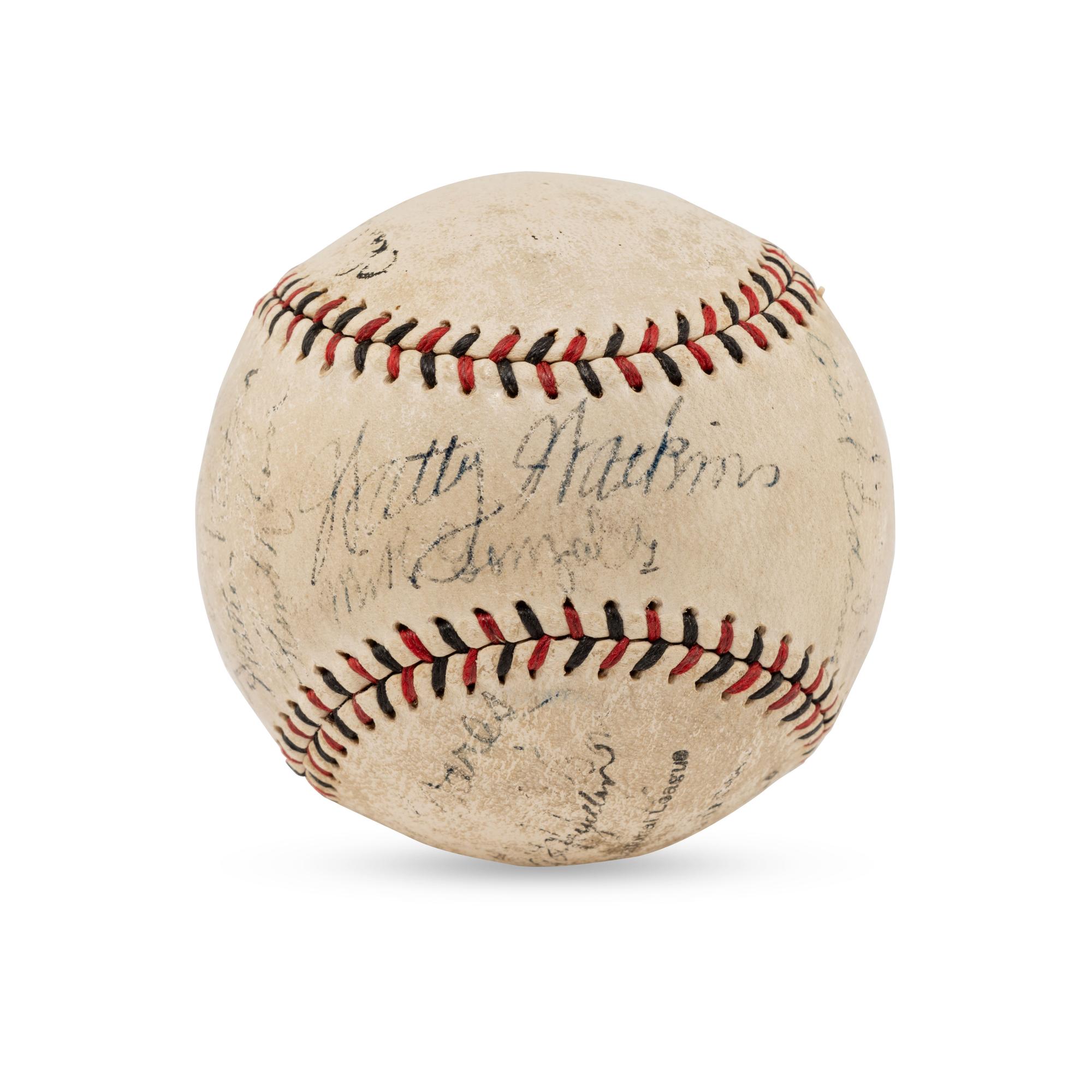 A 1931 World Series Champions St. Louis Cardinals Team Signed Autograph Baseball (Beckett Authentication Services Letter of Authenticity)