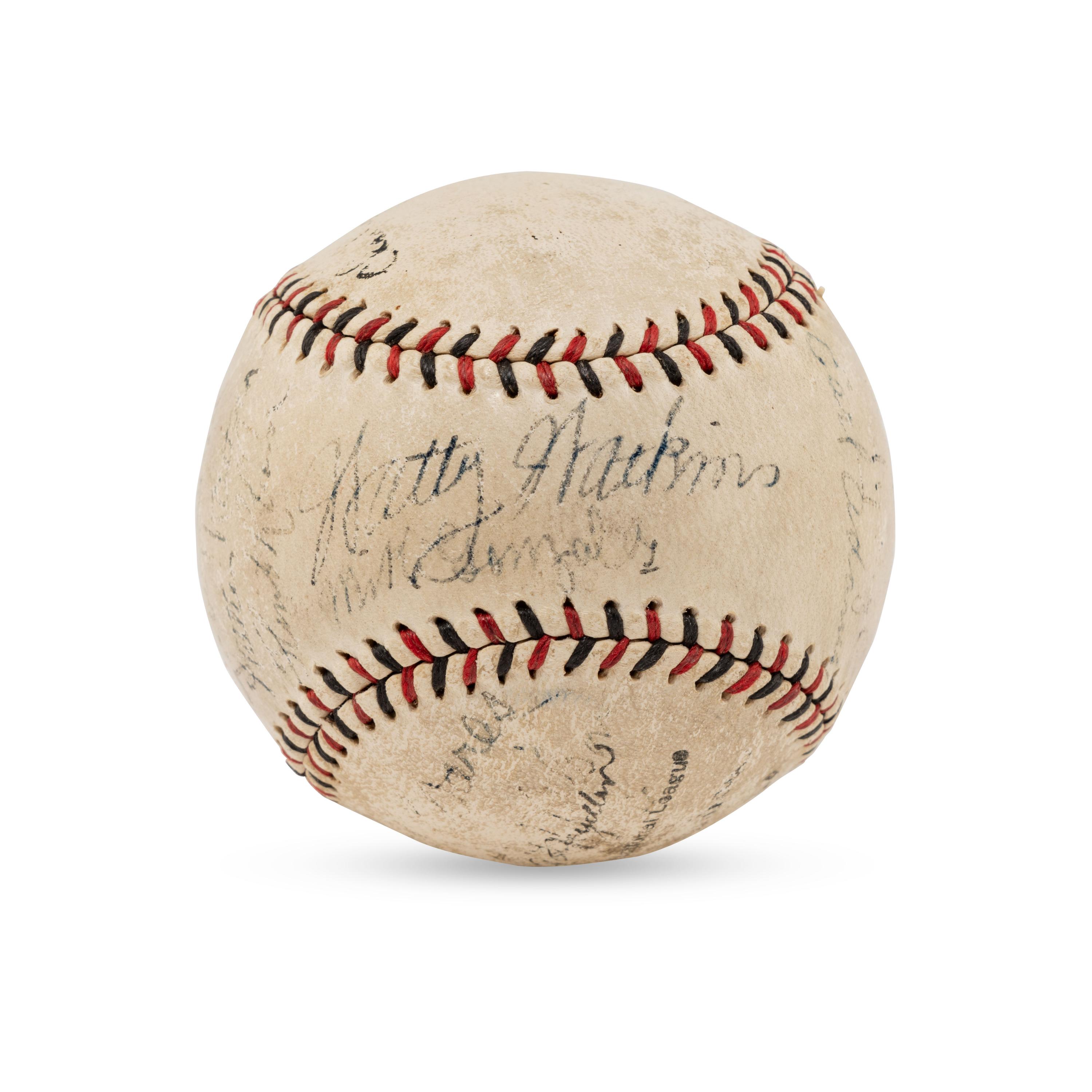 A 1931 World Series Champions St. Louis Cardinals Team Signed Autograph Baseball (Beckett Authentication Services Letter of Authenticity)