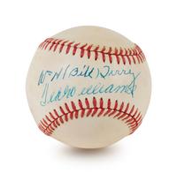 A Ted Williams and William H. Bill Terry Signed Baseball (BAS Beckett Authentication Services Certified),
