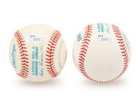 A Collection of New York Yankees Hall of Fame Signed Autograph Baseballs - Yogi Berra and Whitey Ford (JSA)