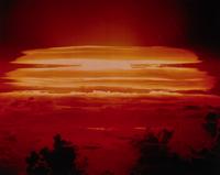 [NUCLEAR TESTS]. A group of 2 photographs from the Cherokee and Dakota Tests for Operation Redwing. May-June 1956.