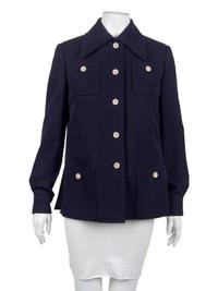One Bill Blass Dress and Jacket, One Galanos Skirt Suit, and One Koos Ven den Akker Skirt Suit, 1970s-1980s — Sold to benefit the Art Acquisition Fund at the Indianapolis Museum of Art at Newfield.