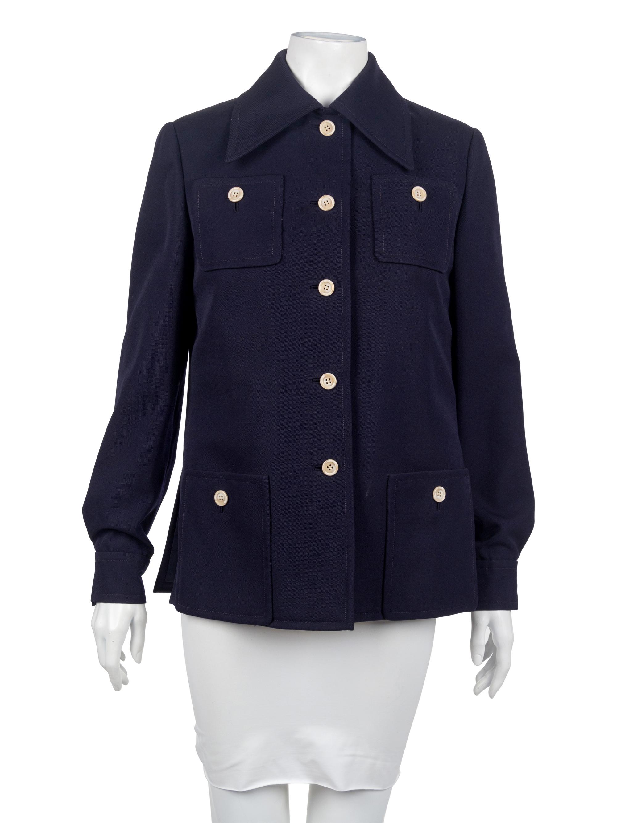 One Bill Blass Dress and Jacket, One Galanos Skirt Suit, and One Koos Ven den Akker Skirt Suit, 1970s-1980s — Sold to benefit the Art Acquisition Fund at the Indianapolis Museum of Art at Newfield.