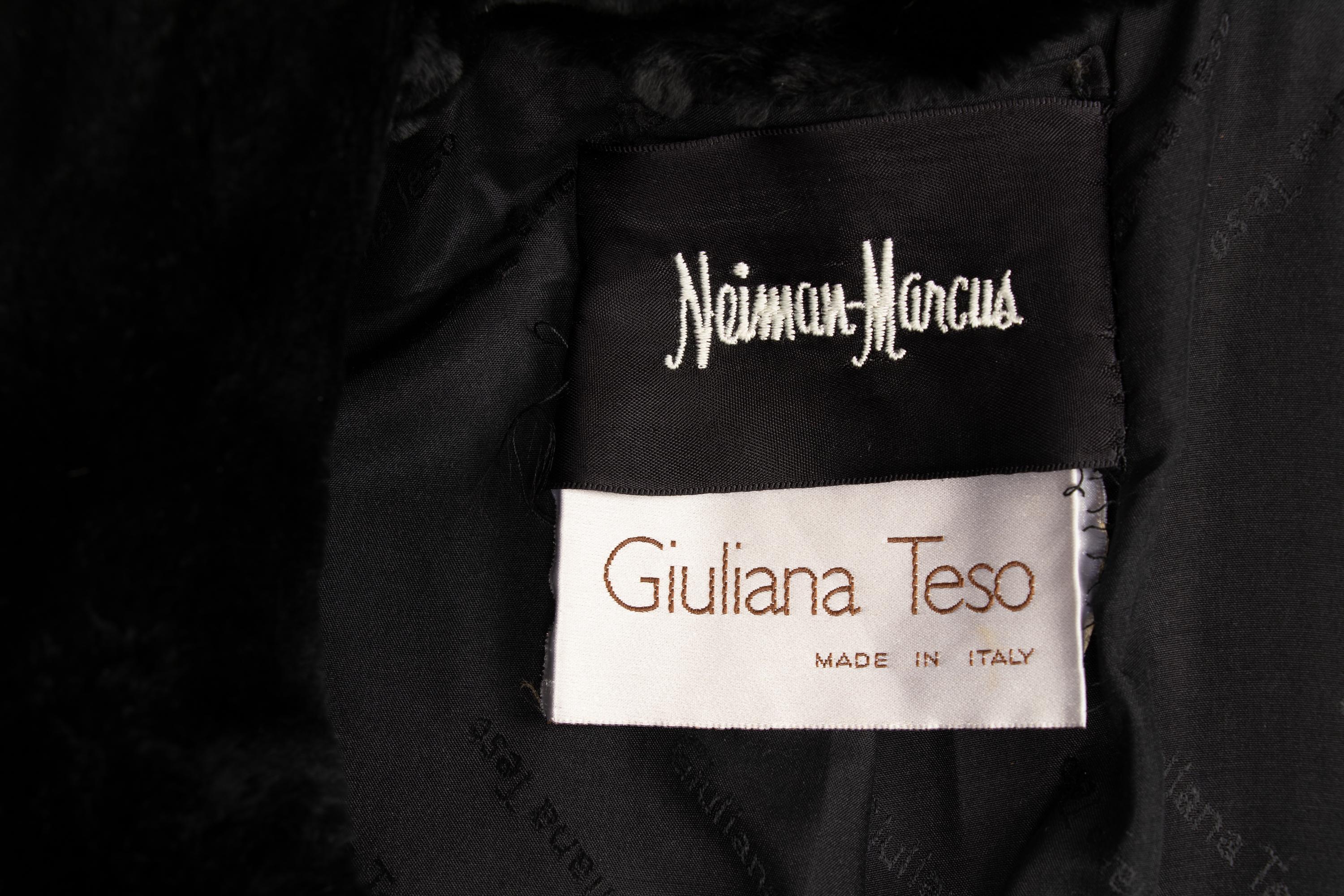 Giuliana Teso Sheared Beaver Coat, 1980s