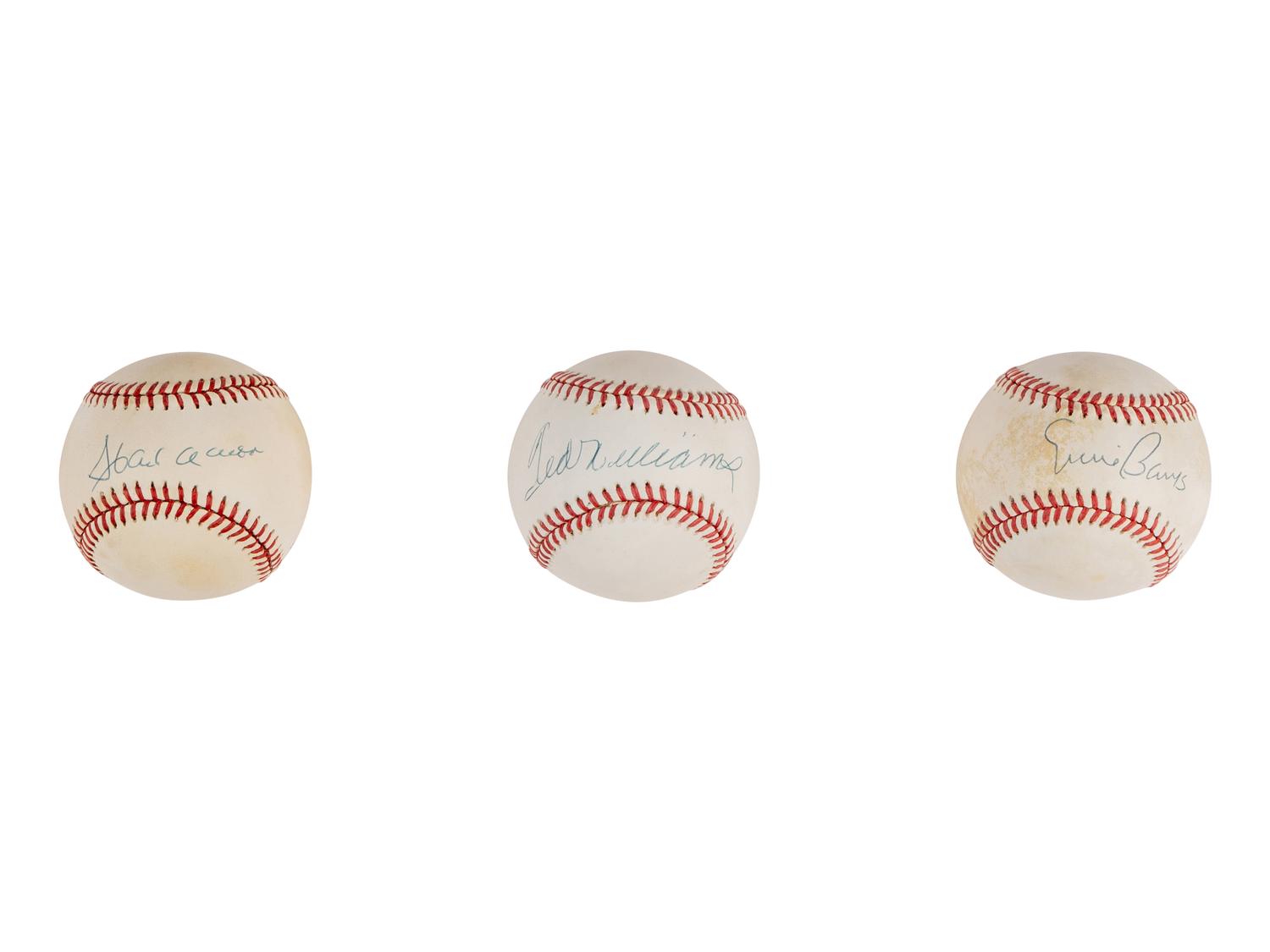 A Group of 12 500 Home Run Club Single Signed Autograph Baseballs (Beckett Authentication Services Certified),