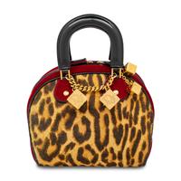 Christian Dior, Gambler Bowler Bag in Leopard-Print Pony Hair & Velvet, 2004