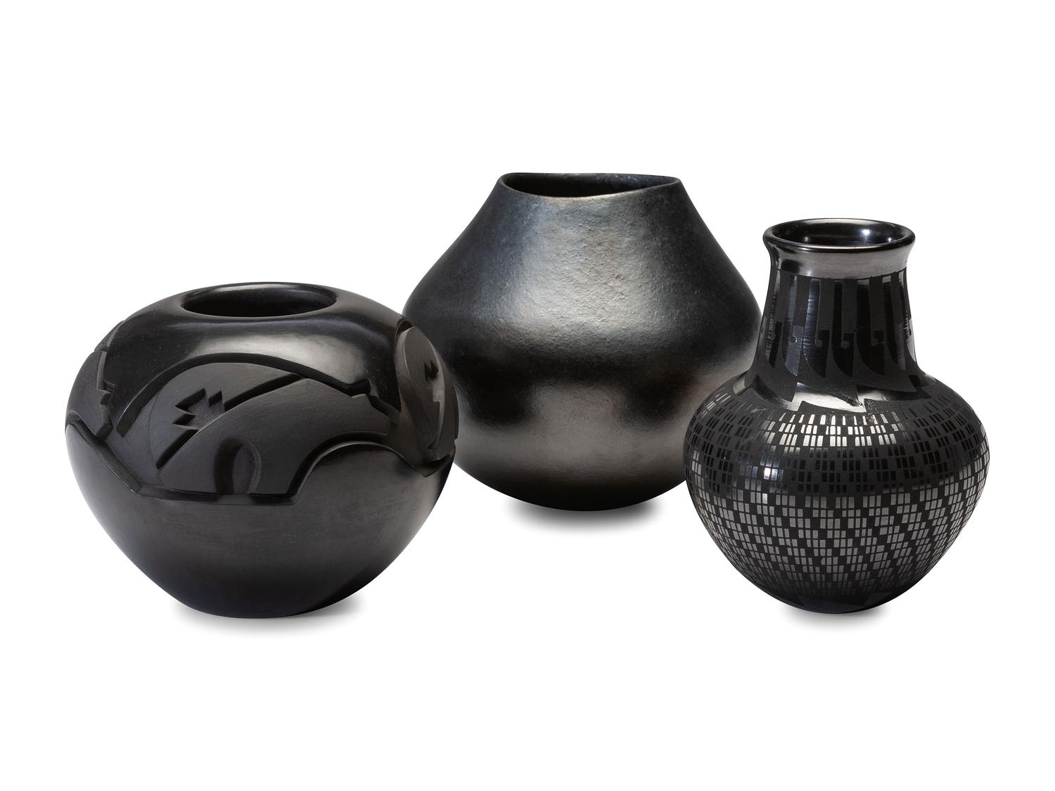 Collection of Blackware Pottery