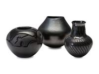 Collection of Blackware Pottery