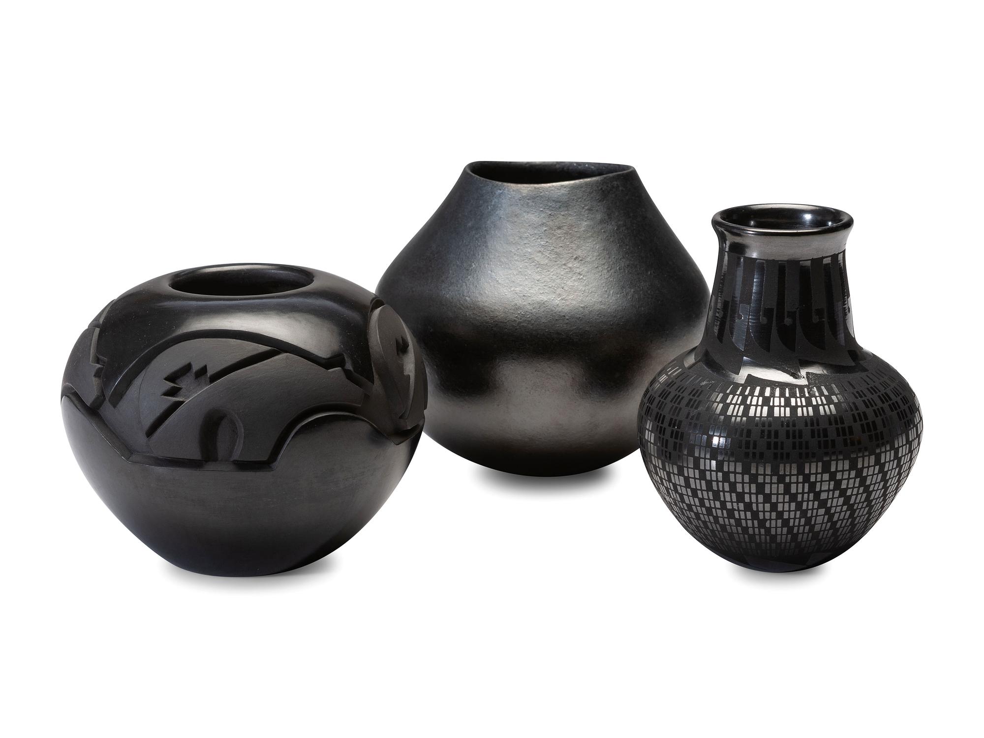 Collection of Blackware Pottery