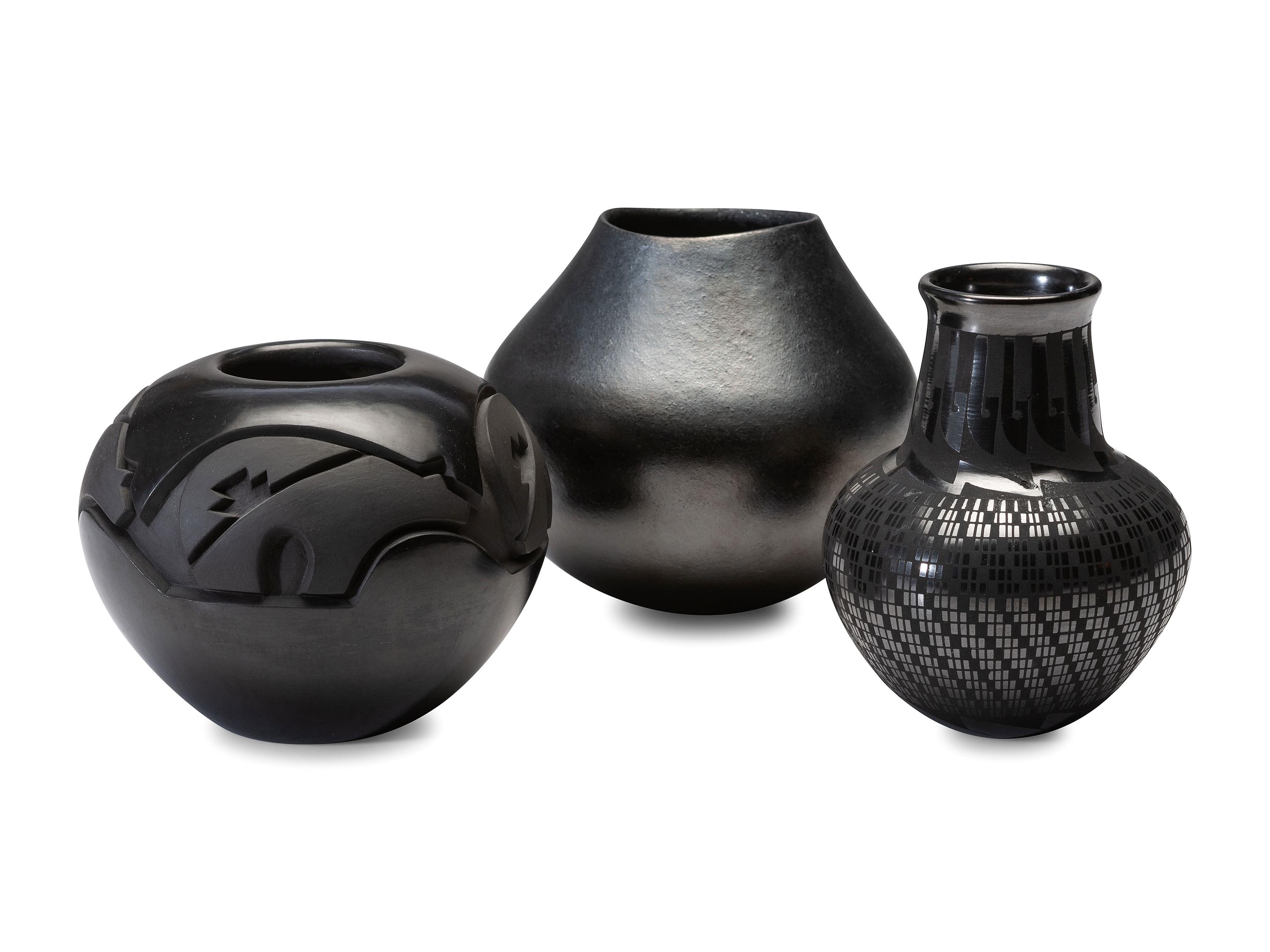 Collection of Blackware Pottery