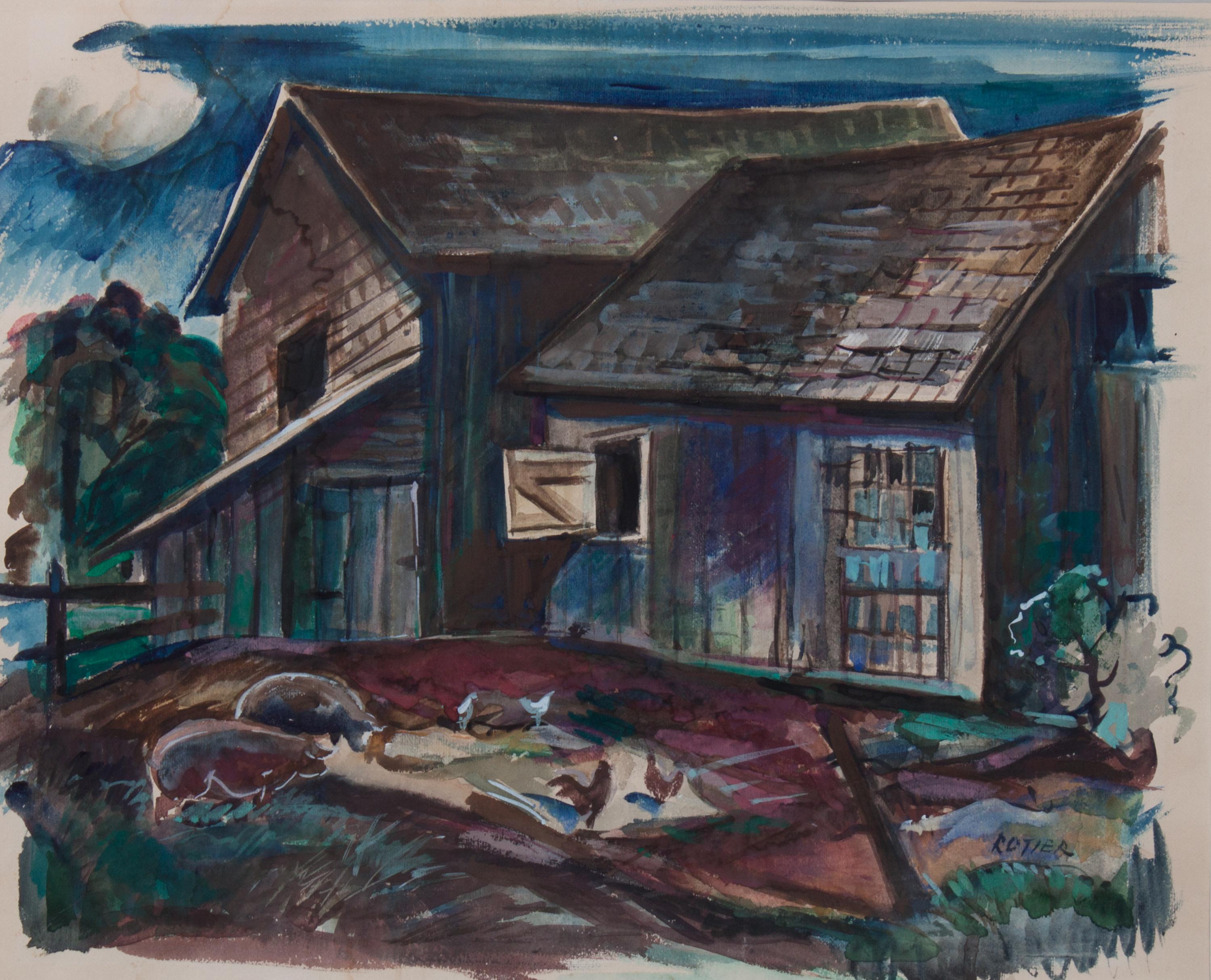 Peter Rotier, (Wisconsin, 1887-1963), The Farm