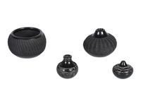 Santa Clara Blackware Pottery Jars