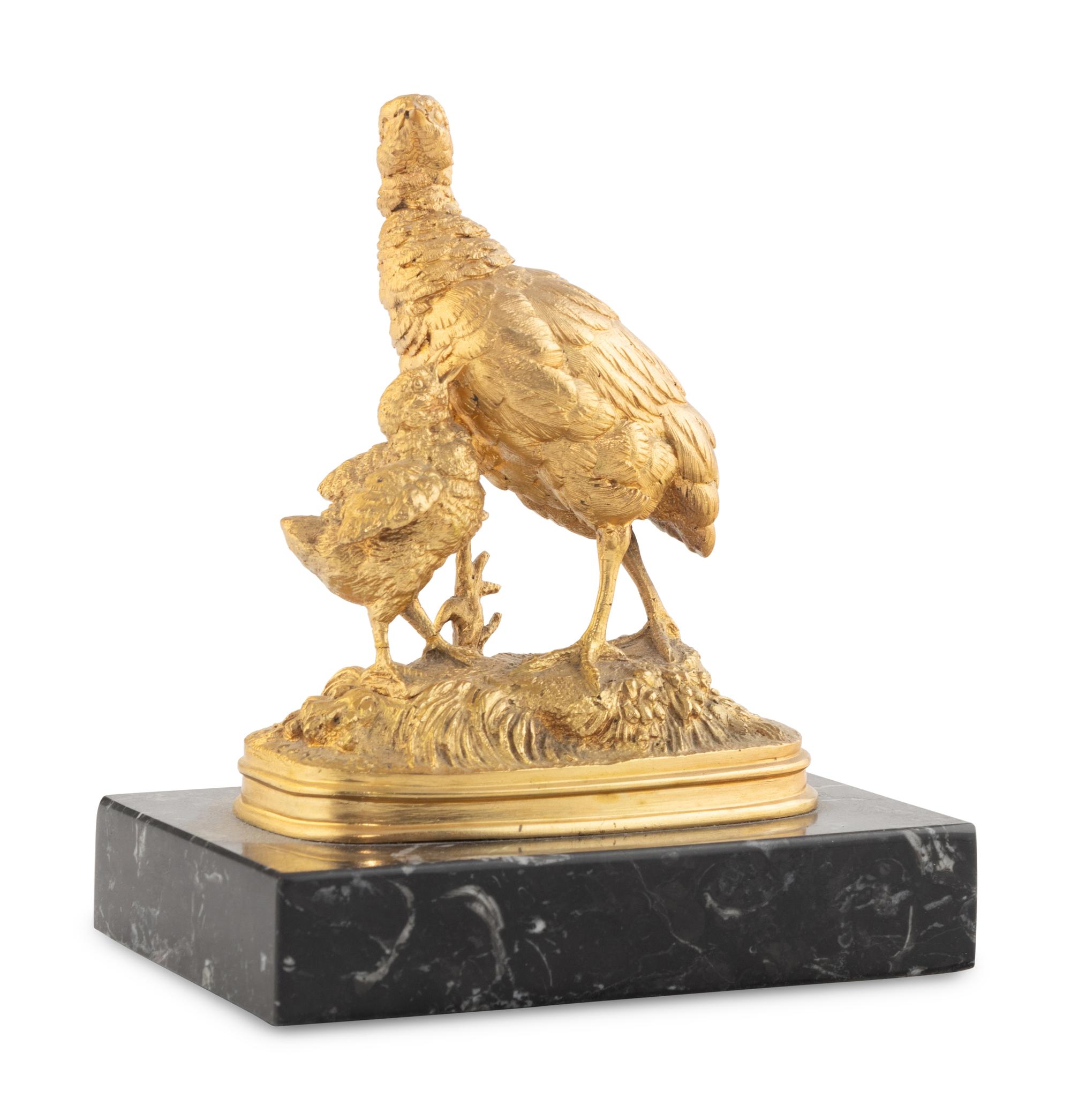 Two French Bronze Animal Figures