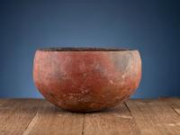 Roosevelt Redware Pottery Bowls