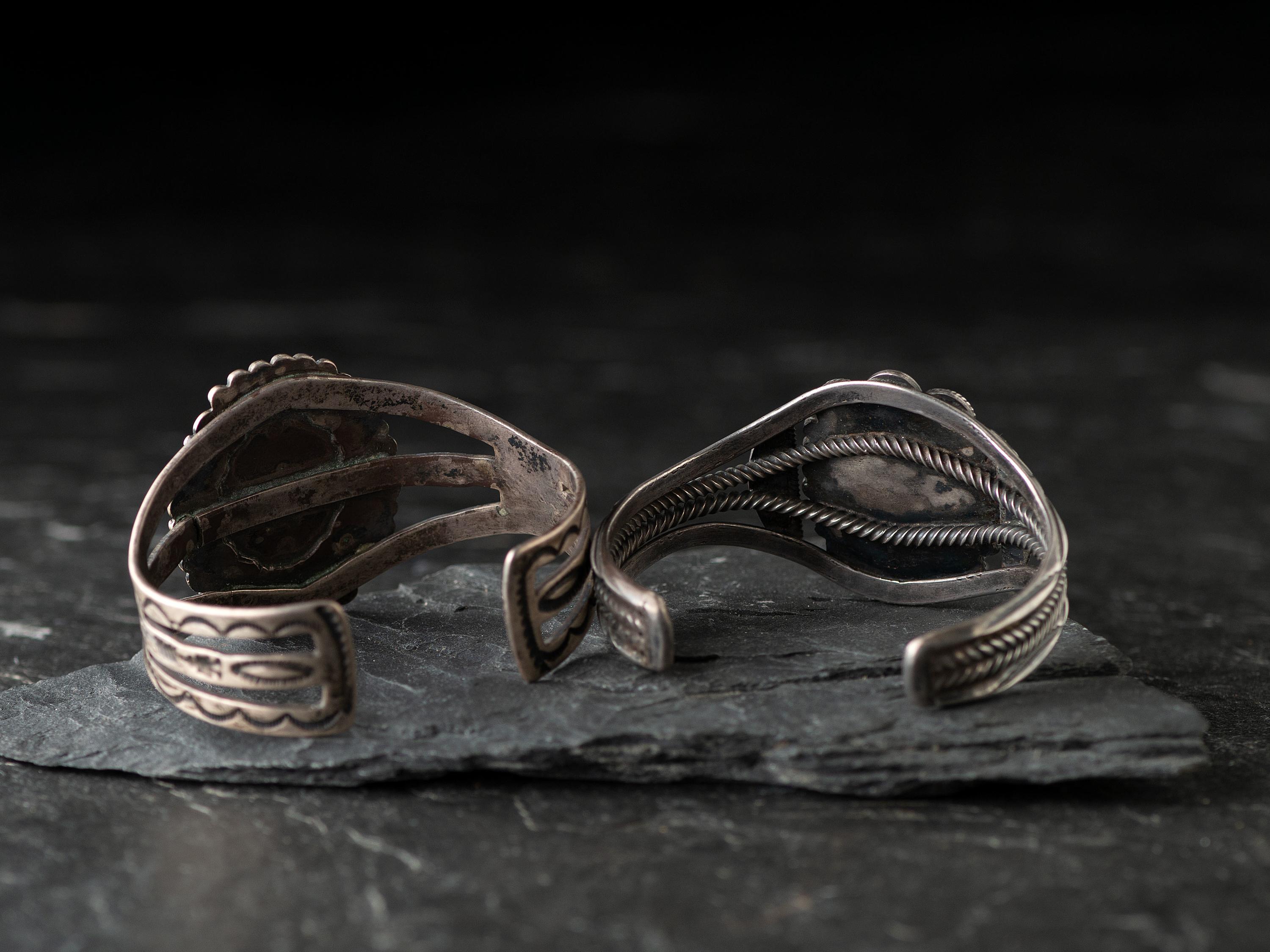 Navajo Silver Cuff Bracelets