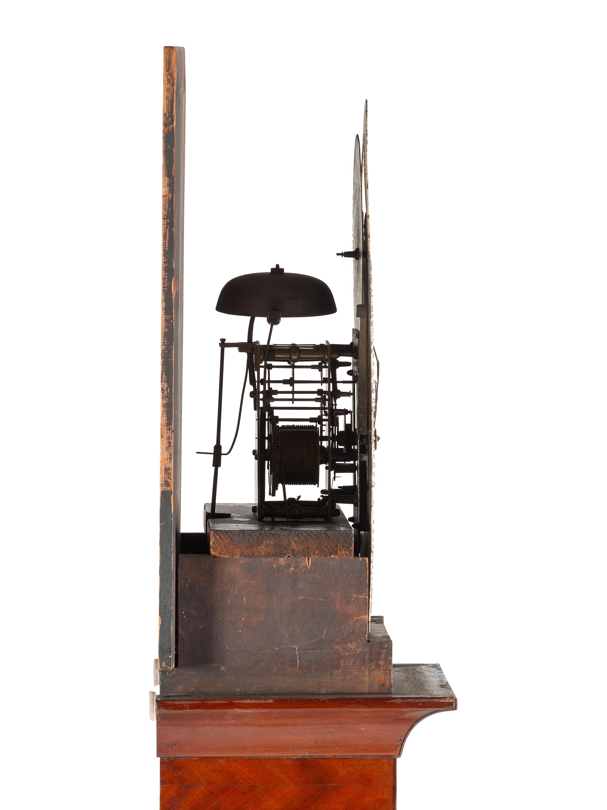 A Federal Inlaid Mahogany Tall Case Clock