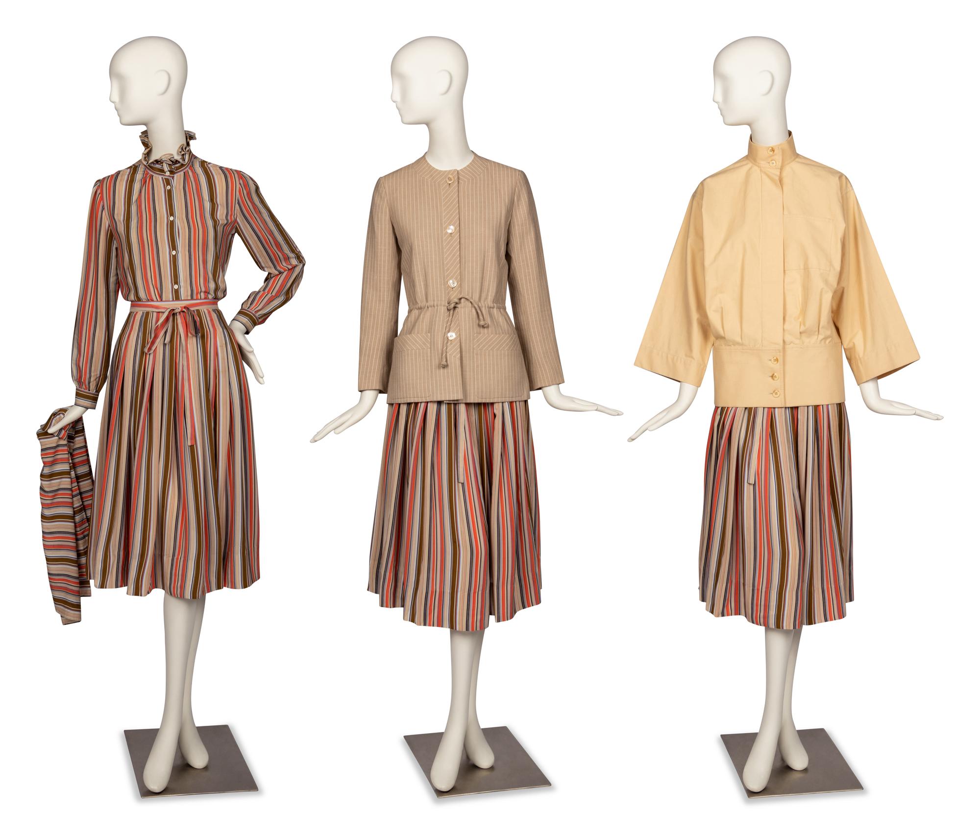 Gucci Ensemble, Two Jackets by Valentino and Lanvin, 1970s