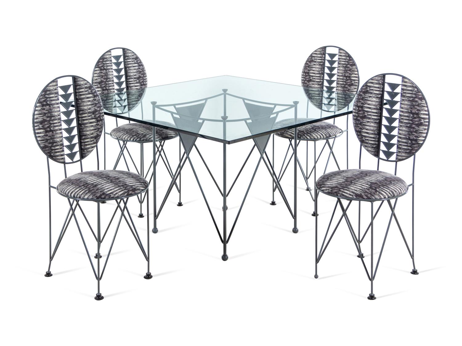 Midway Gardens Dining Set for Four Cassina, Italy