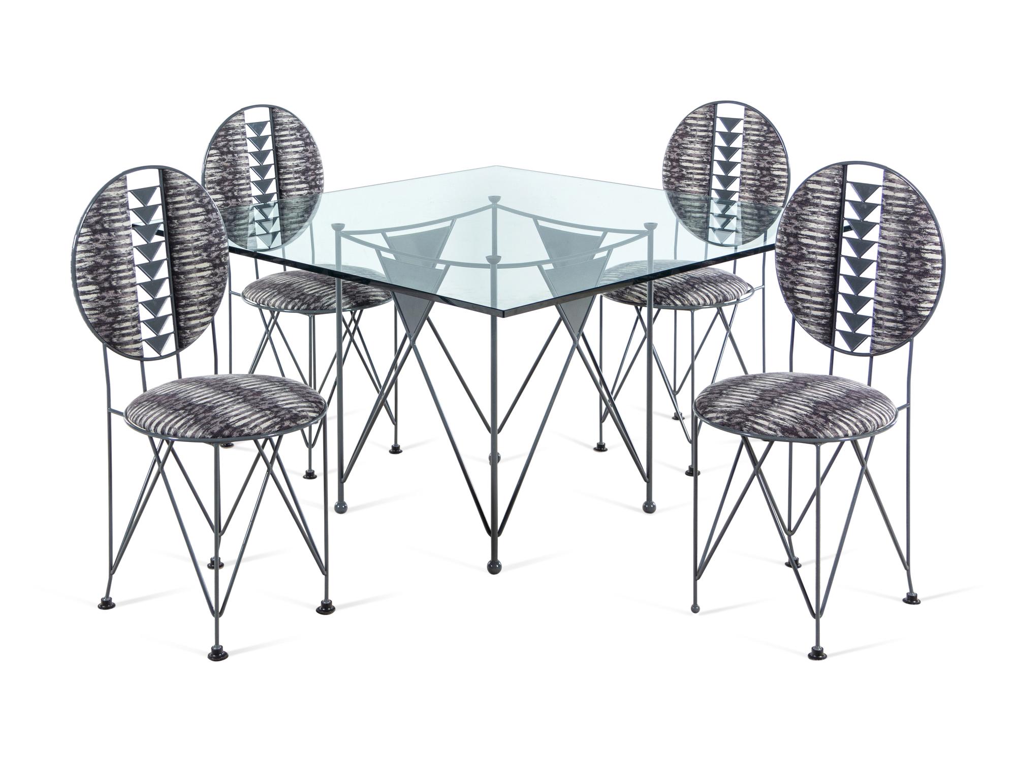 Midway Gardens Dining Set for Four Cassina, Italy