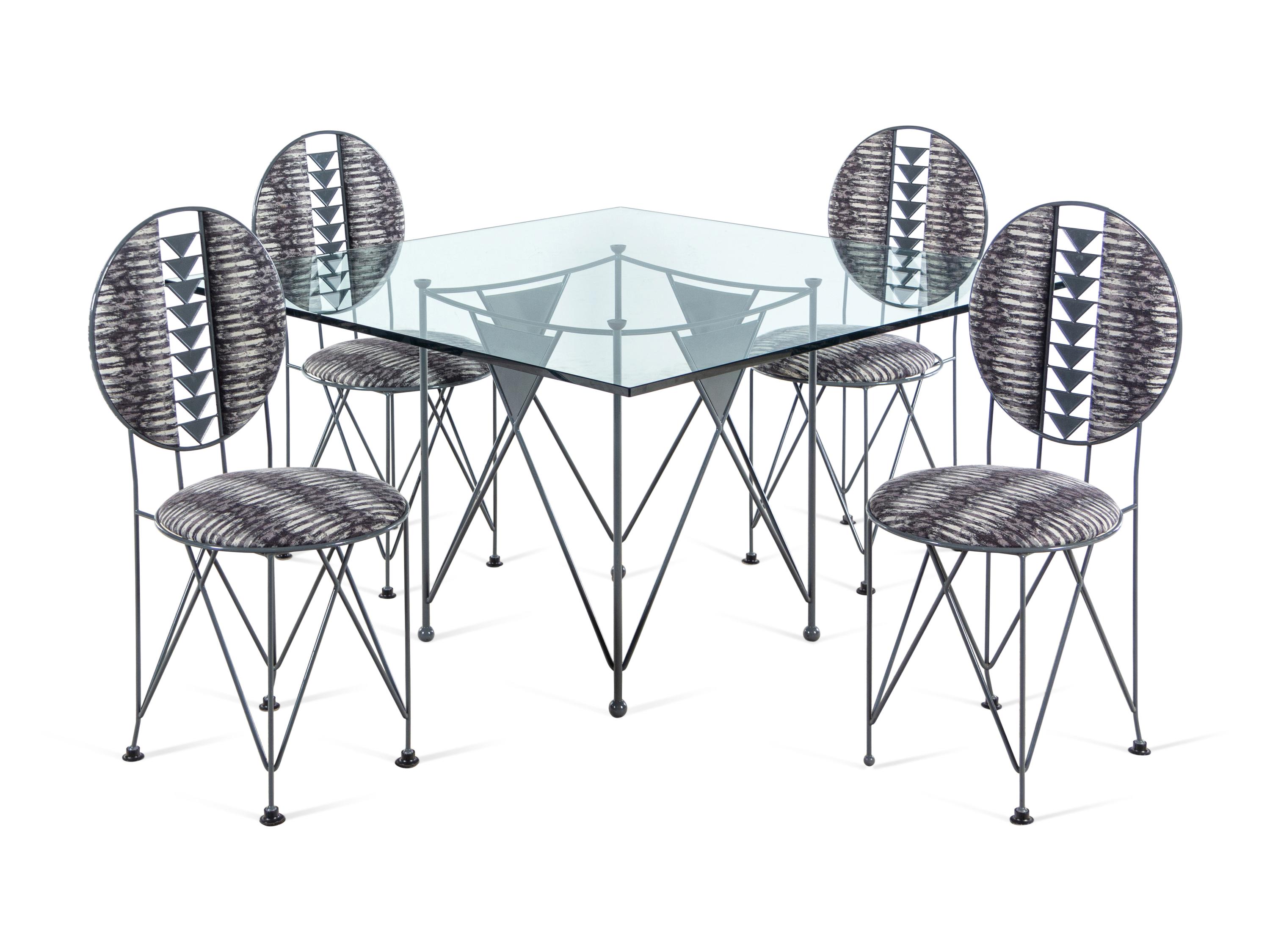 Midway Gardens Dining Set for Four Cassina, Italy