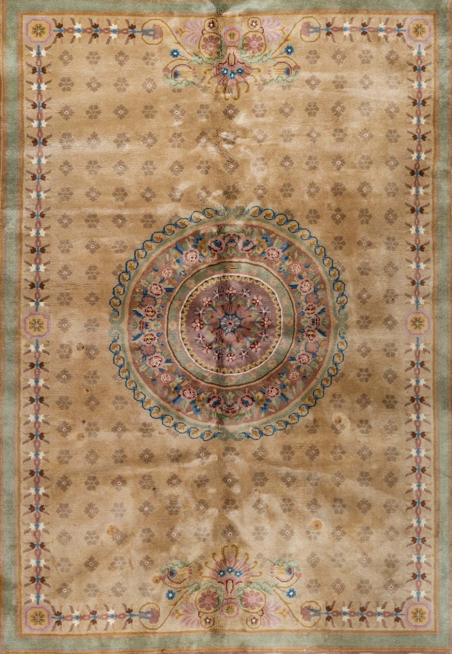 A Savonnerie Style Wool Rug