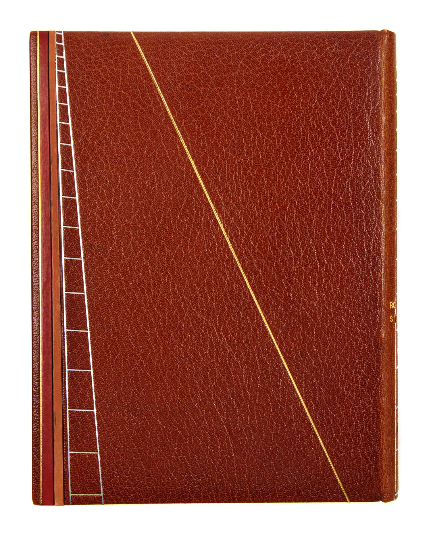 [BINDINGS]. [LÉOTARD, GENEVIÈVE - BINDER]. A group of 2 works in fine Art Deco bindings by Léotard.
