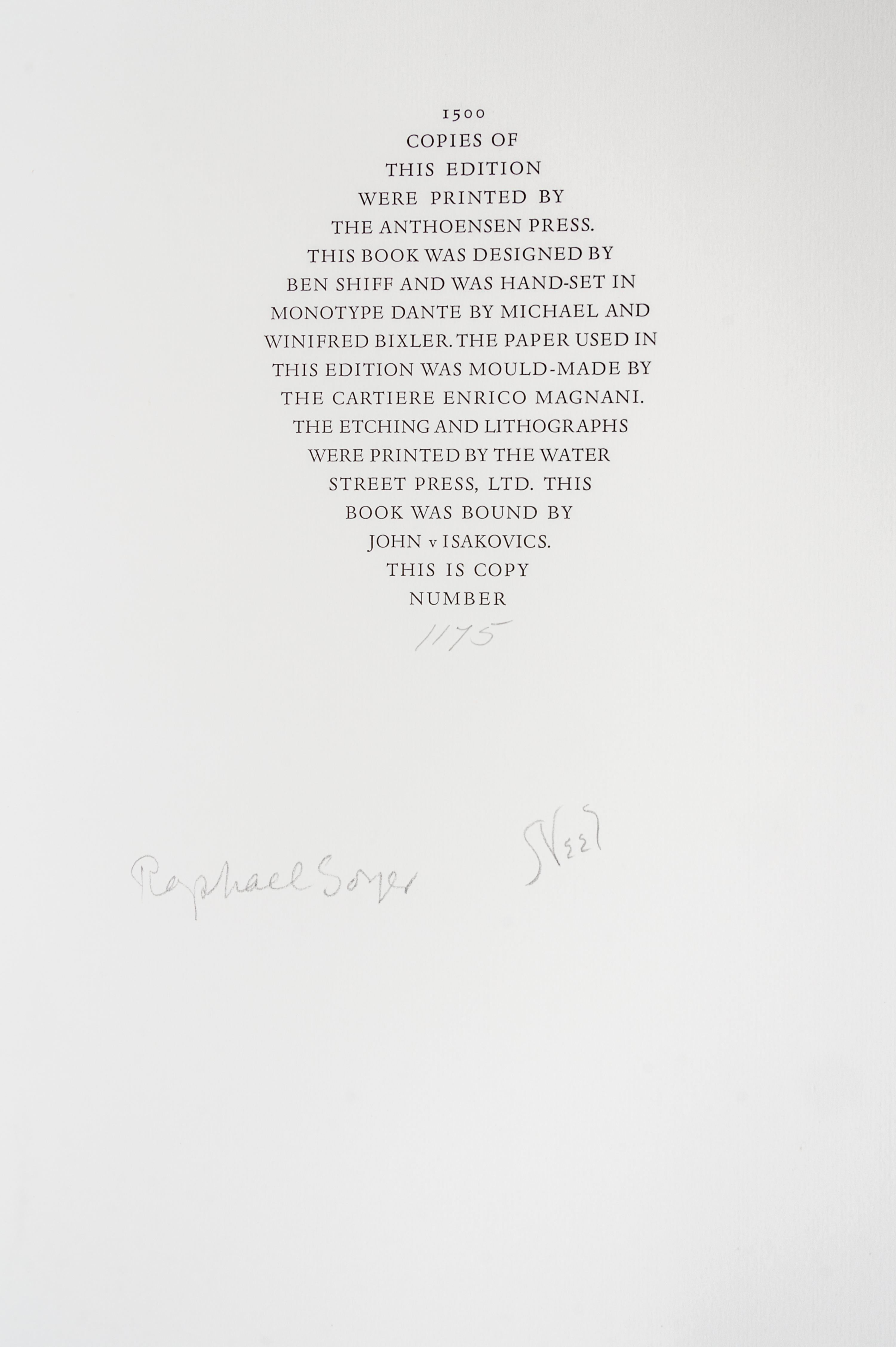 (LEC; NEEL, ALICE) POE, EDGAR ALLAN. The Fall of the House of Usher. New York, 1985. Signed by the artist.
