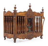 A French Provincial Carved Oak Panetière