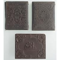 Three Quarter Plate Tintypes of Armed Civil War Soldiers