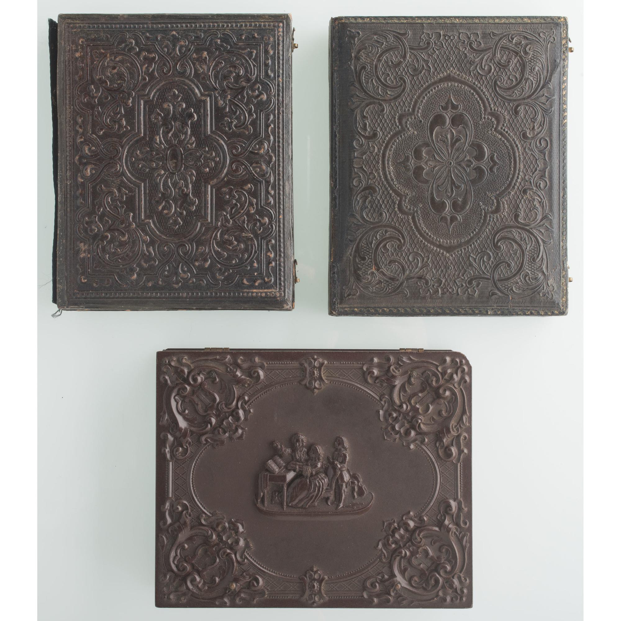 Three Quarter Plate Tintypes of Armed Civil War Soldiers