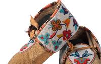 Great Lakes Beaded Hide Moccasins