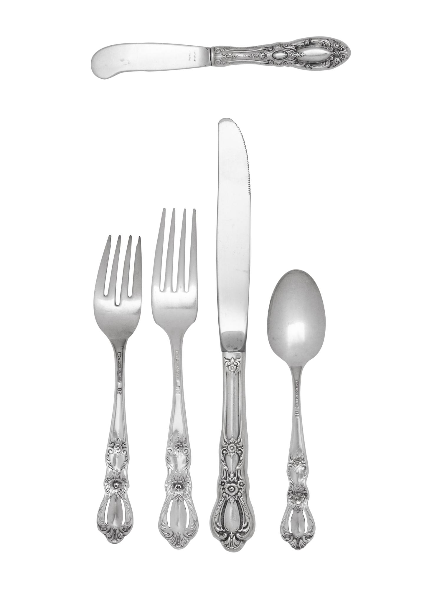 A Rogers Brothers Silver-Plate Flatware Service for Twelve