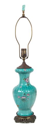 A Chinese Porcelain Vase Height overall 29 inches.