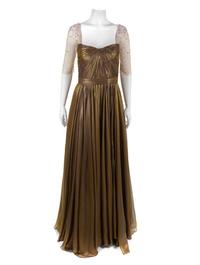 Reem Akra Dress, 2011 — Renée Fleming wore this dress for her performance with the German pianist, Hartmut Höll at New York City’s Carnegie Hall.