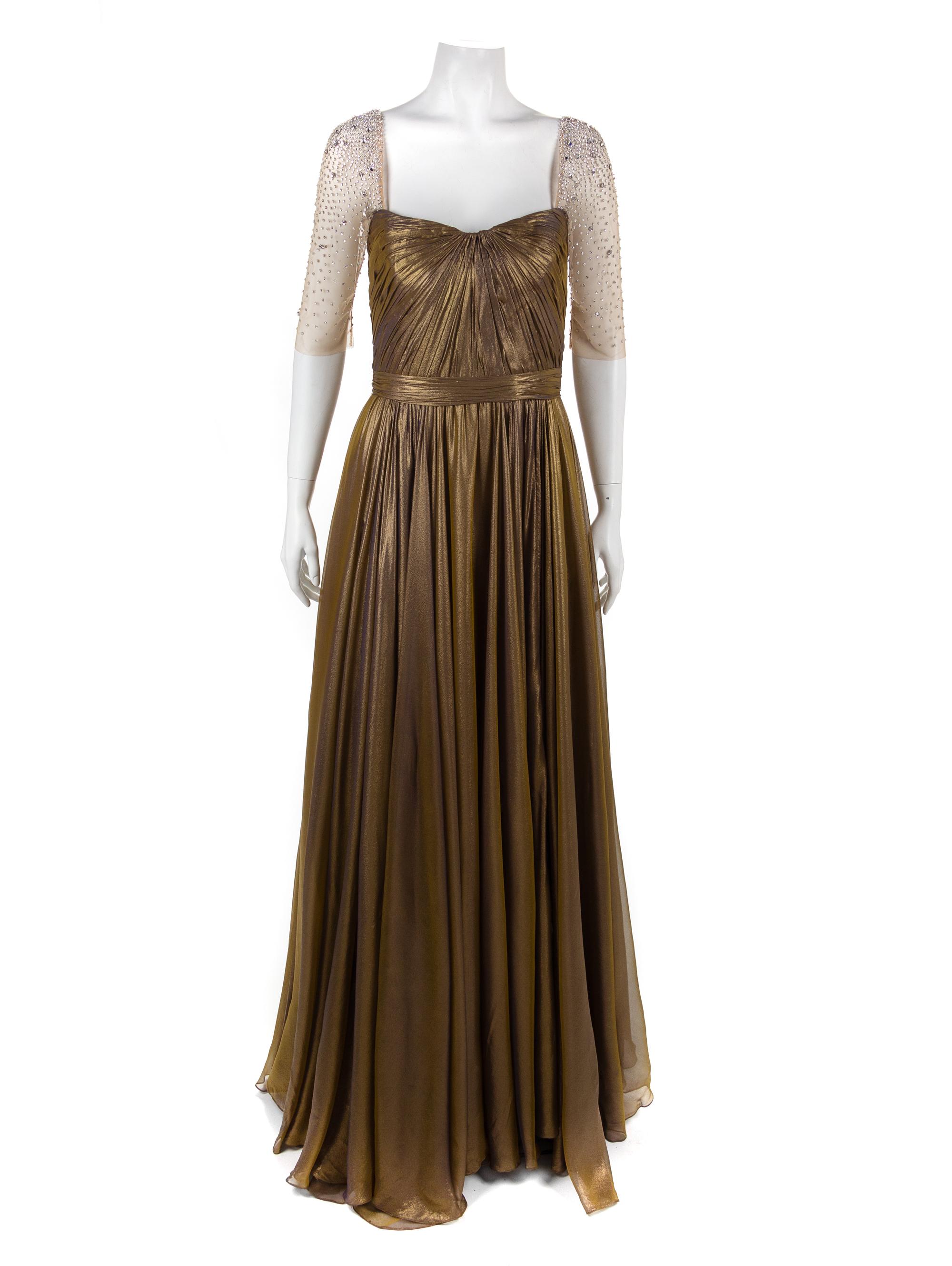 Reem Akra Dress, 2011 — Renée Fleming wore this dress for her performance with the German pianist, Hartmut Höll at New York City’s Carnegie Hall.