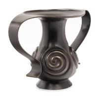 A Mimikuchi 'Flying Handle' Bronze Vase