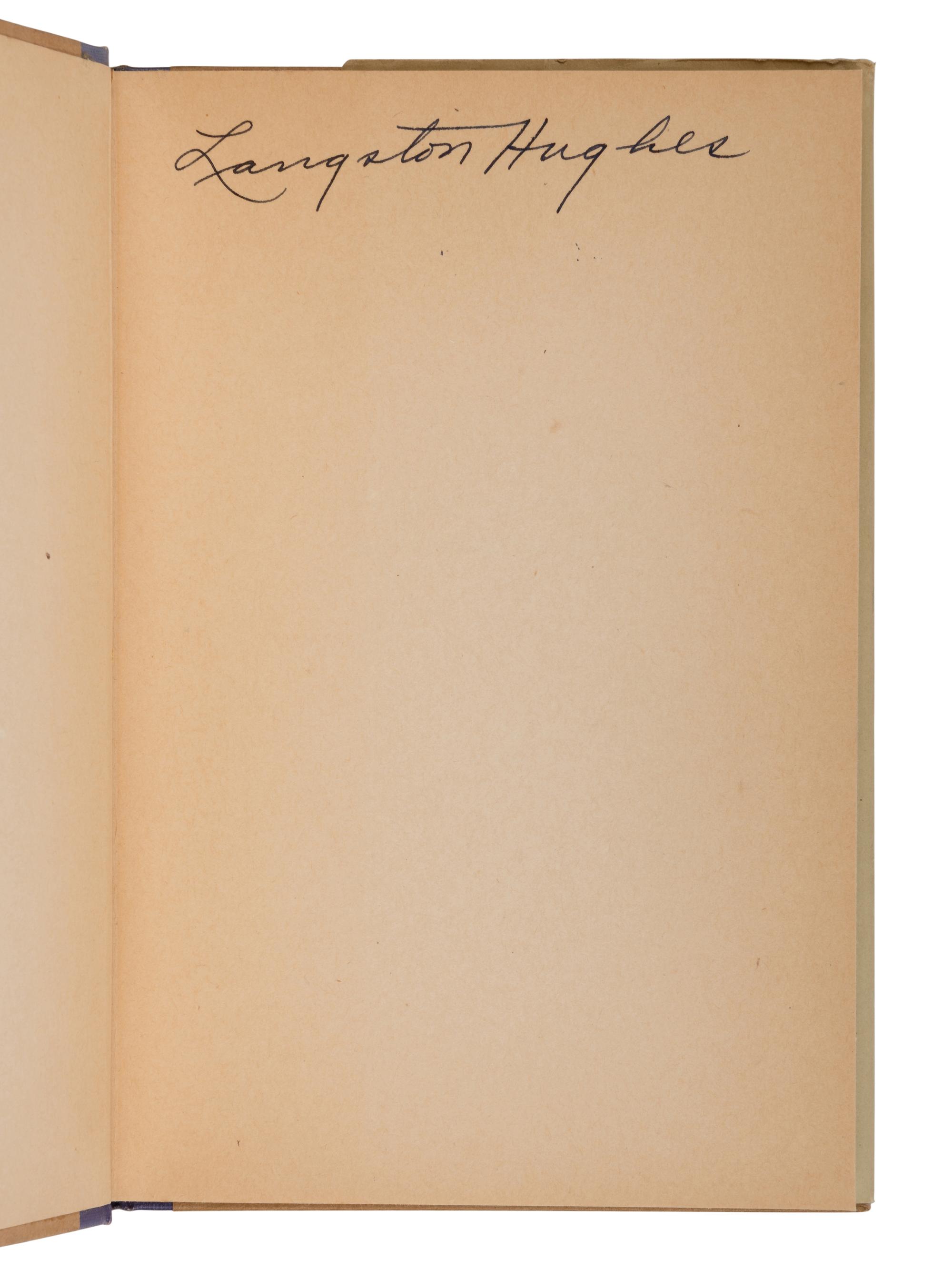 [HUGHES, Langston, his copy.] LeBUFFE, Francis P., Rev. The Hound of Heaven an Interpretation . New York: Macmillan Company, 1929.