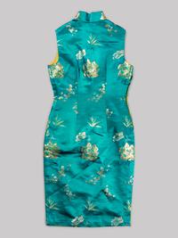 Three Chinese Silk Embroidered Ladies' Cheongsam, Qipao