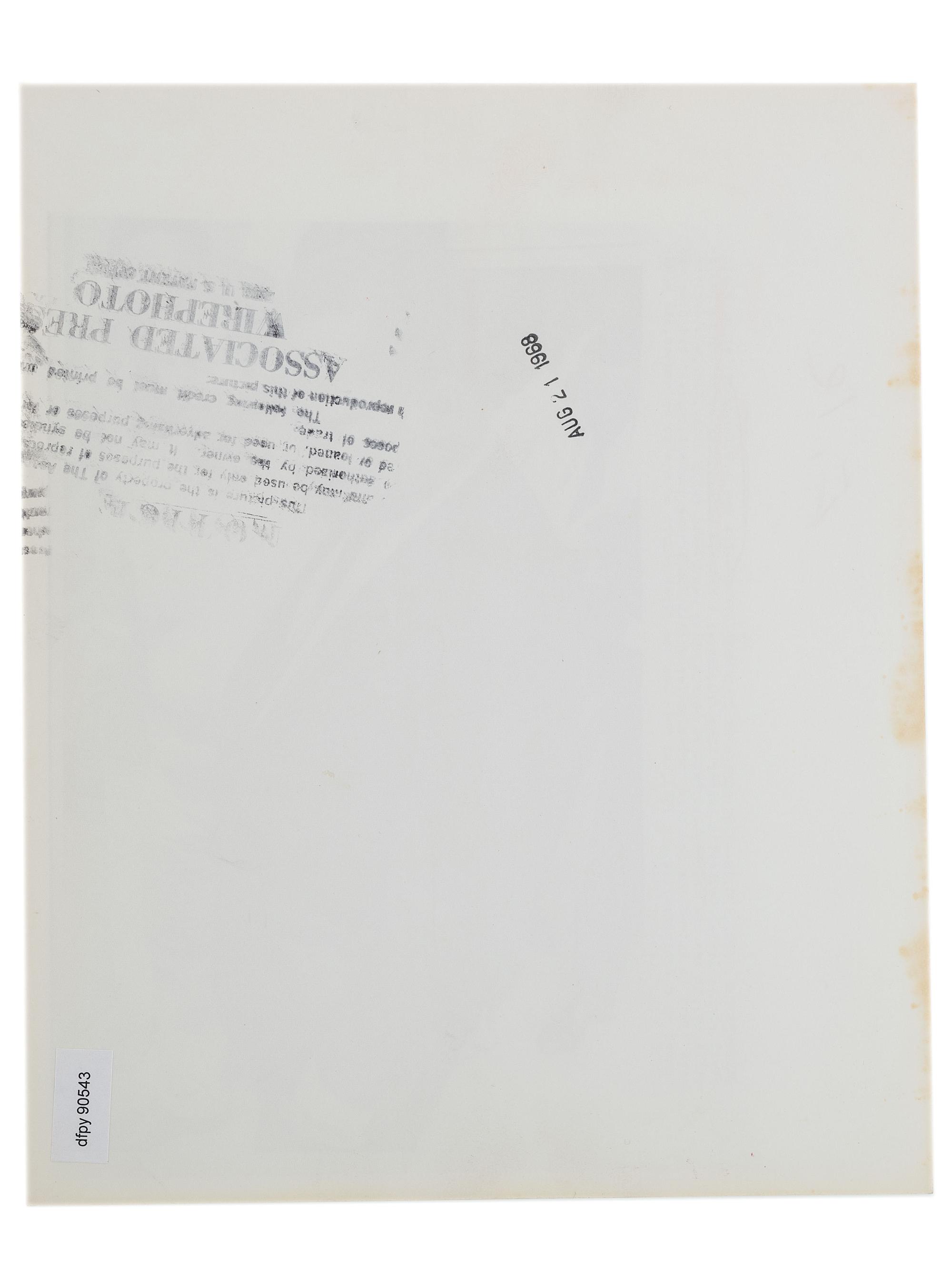 [CIVIL RIGHTS]. A group of 2 press photographs of Reverend A.D. Williams King, brother to Martin Luther King, Jr., comprising: