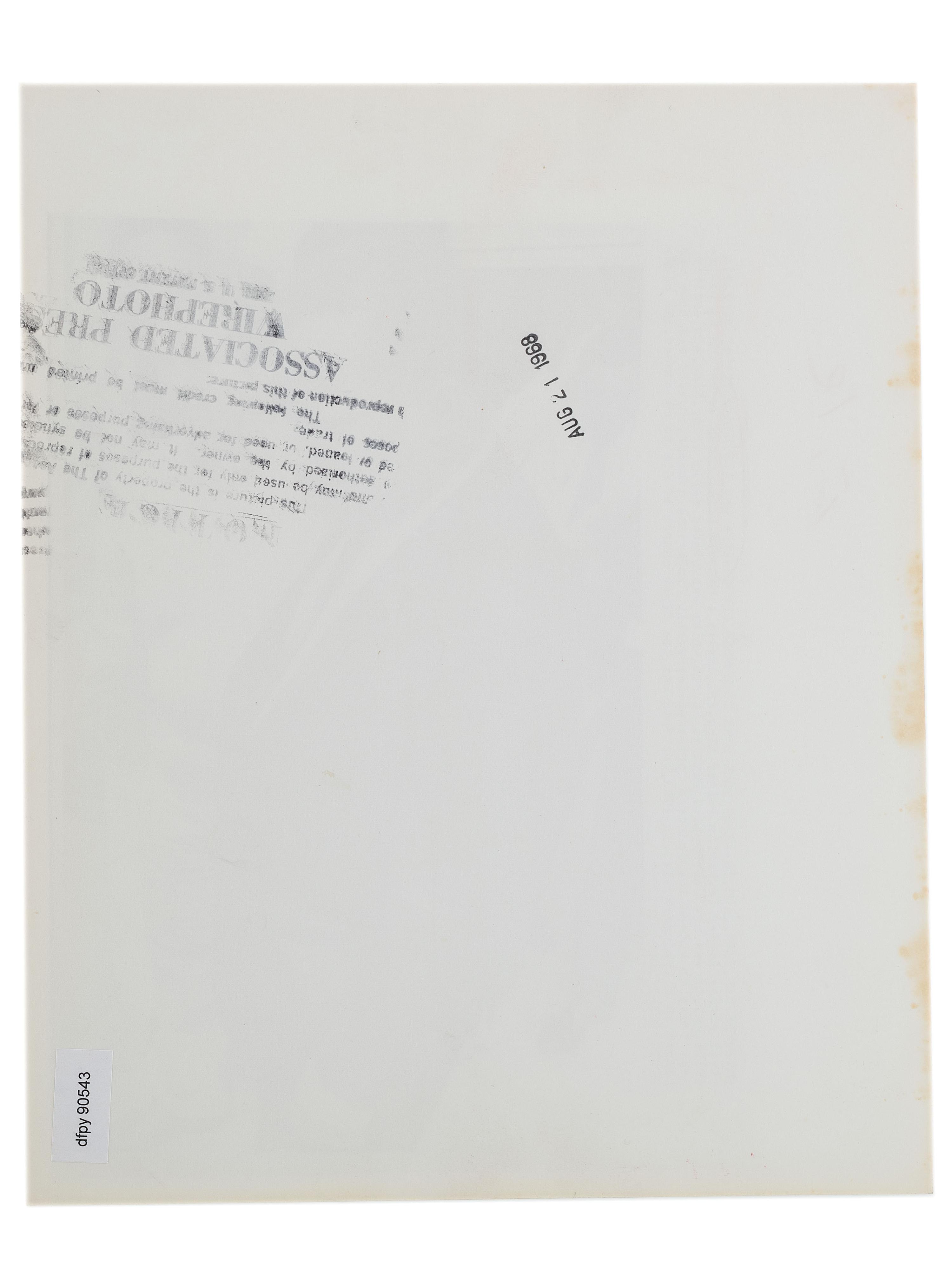 [CIVIL RIGHTS]. A group of 2 press photographs of Reverend A.D. Williams King, brother to Martin Luther King, Jr., comprising: