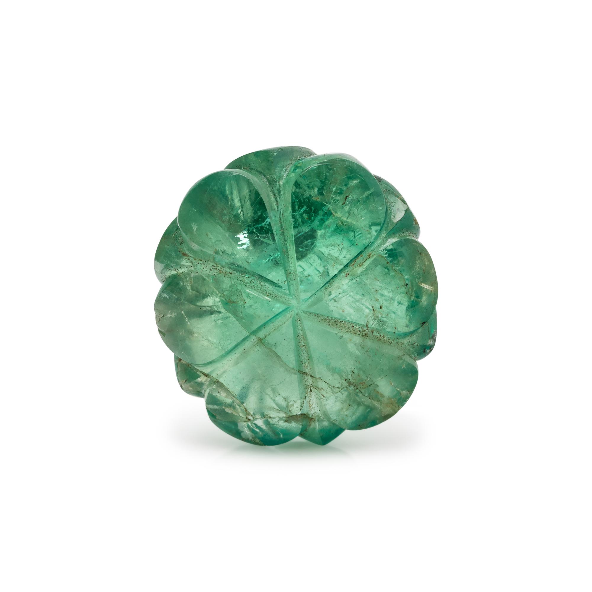 24.13 CARAT CARVED EMERALD