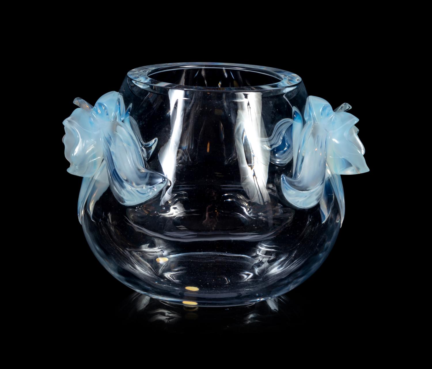 A Lalique Orchidee Vase